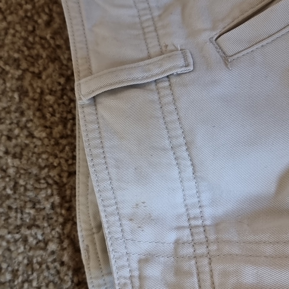 Liz Claiborne y2k vintage cream/beige Michaela cargo pants size 8P - Picture 12 of 13